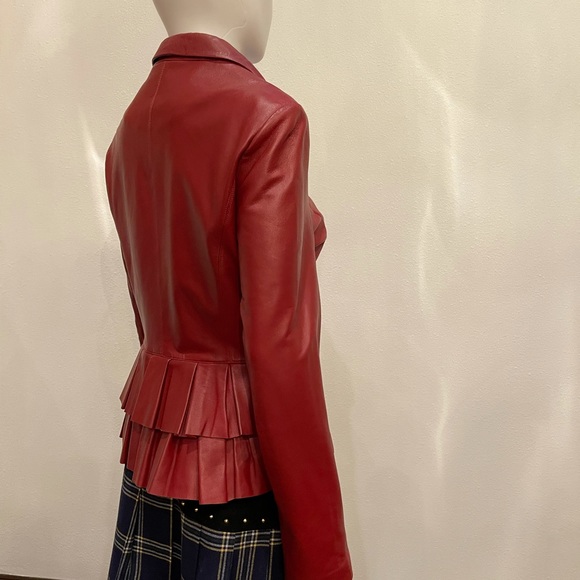 BAGATELLE Fitted Leather Jacket - Picture 2 of 10